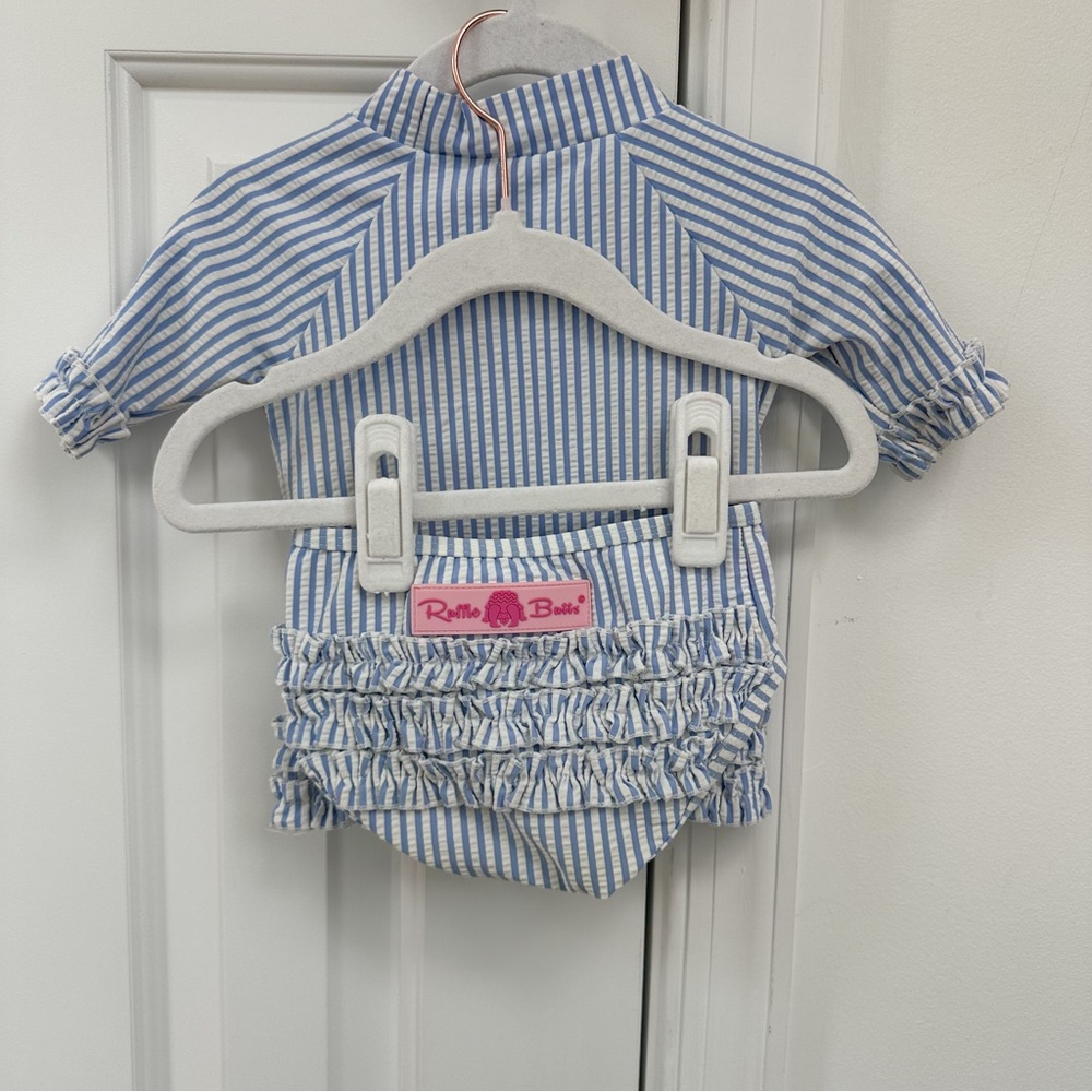 Ruffle Butts swimsuit 6-12m